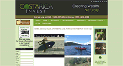 Desktop Screenshot of costaricainvest.ie