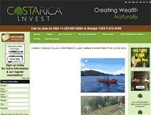 Tablet Screenshot of costaricainvest.ie